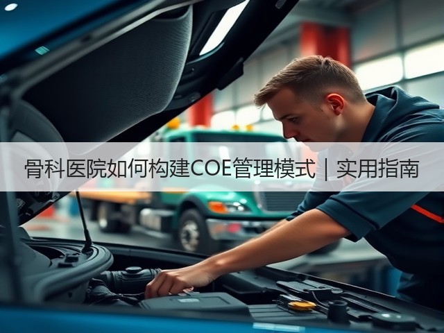 骨科医院如何构建COE管理模式|实用指南(图3) 骨科医院如何构建COE管理模式|实用指南(图3)