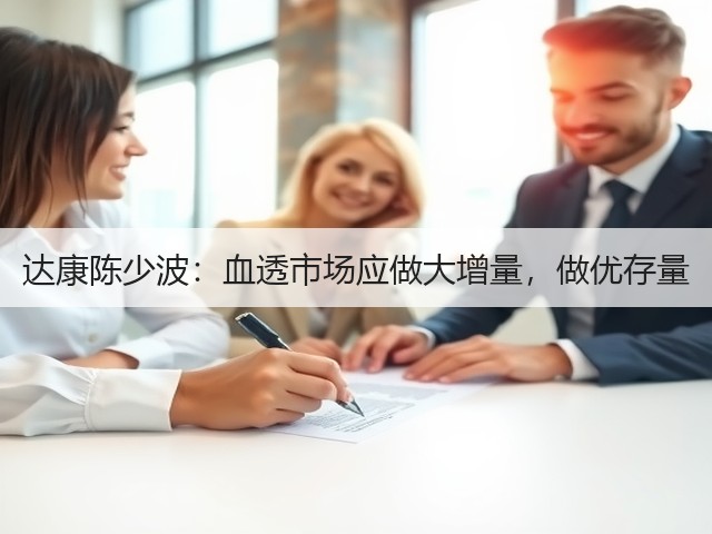 达康陈少波:血透市场应做大增量,做优存量(图2) 达康陈少波:血透市场应做大增量,做优存量(图2)