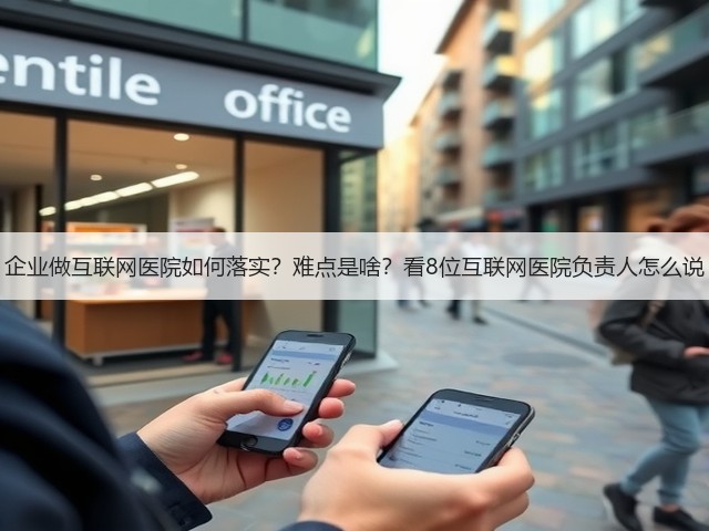 企业做互联网医院如何落实?难点是啥?看8位互联网医院负责人怎么说(图2) 企业做互联网医院如何落实?难点是啥?看8位互联网医院负责人怎么说(图2)