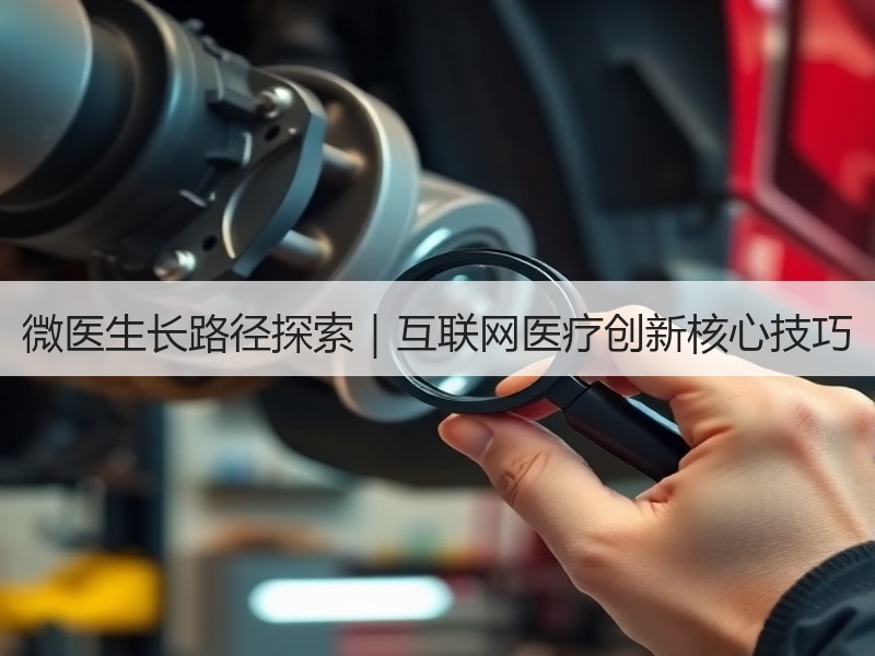 微医生长路径探索｜互联网医疗创新核心技巧