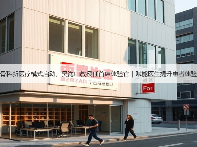 骨科新医疗模式启动，吴海山教授任首席体验官｜赋能医生提升患者体验(图1)