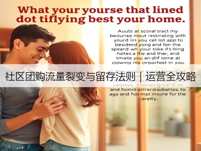 社区团购流量裂变与留存法则｜运营全攻略(图1)