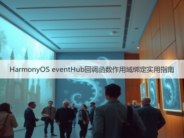 HarmonyOS eventHub回调函数作用域绑定实用指南(图1) HarmonyOS eventHub回调函数作用域绑定实用指南(图1)