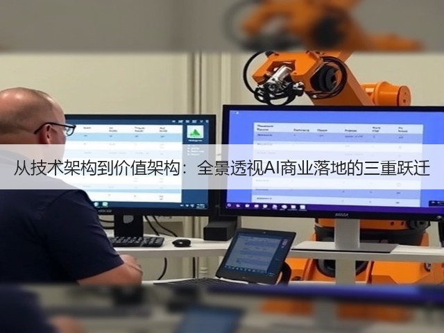 从技术架构到价值架构:全景透视AI商业落地的三重跃迁(图1) 从技术架构到价值架构:全景透视AI商业落地的三重跃迁(图1)