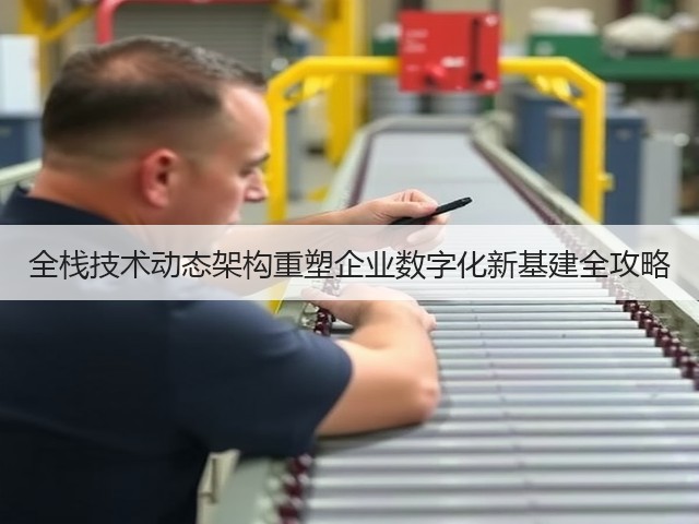 全栈技术动态架构重塑企业数字化新基建全攻略(图3) 全栈技术动态架构重塑企业数字化新基建全攻略(图3)