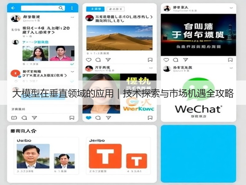 大模型在垂直领域的应用｜技术探索与市场机遇全攻略