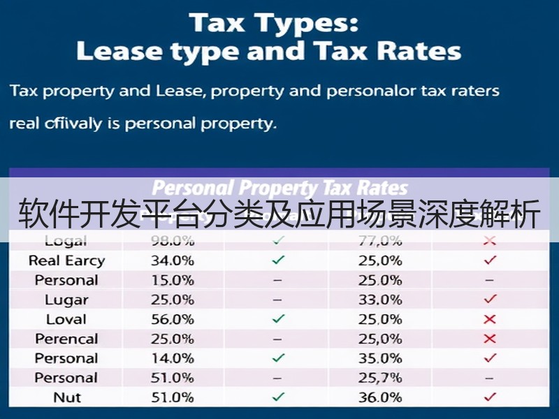 软件开发平台分类及应用场景深度解析