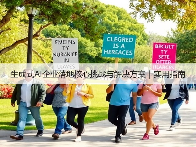 生成式AI企业落地核心挑战与解决方案|实用指南(图1) 生成式AI企业落地核心挑战与解决方案|实用指南(图1)