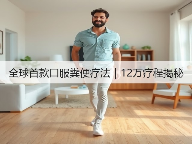 全球首款口服粪便疗法｜12万疗程揭秘(图1)