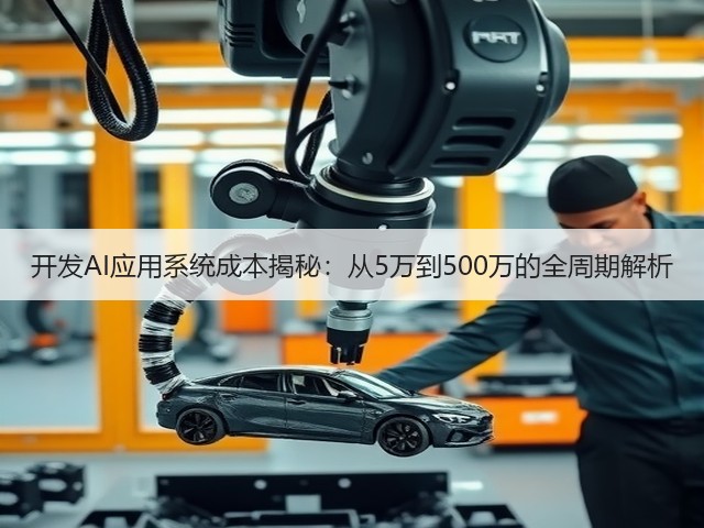 开发AI应用系统成本揭秘:从5万到500万的全周期解析(图1) 开发AI应用系统成本揭秘:从5万到500万的全周期解析(图1)