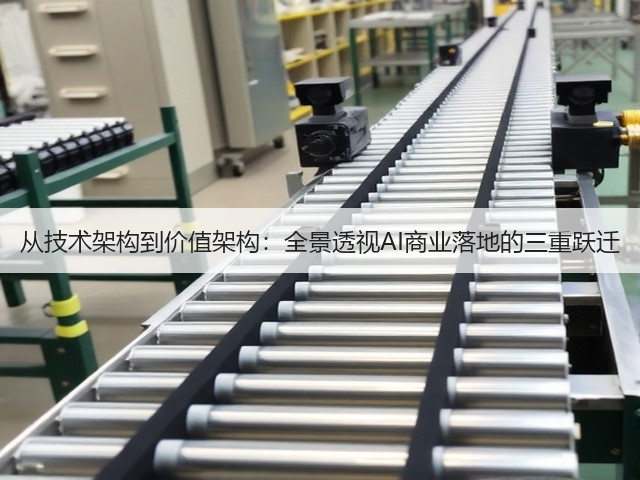 从技术架构到价值架构:全景透视AI商业落地的三重跃迁(图3) 从技术架构到价值架构:全景透视AI商业落地的三重跃迁(图3)