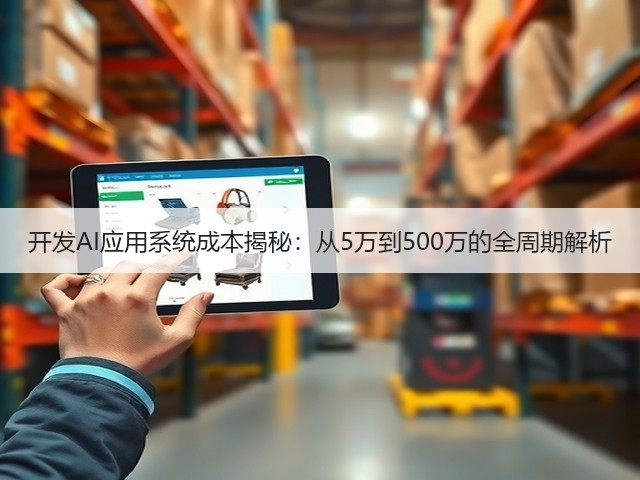 开发AI应用系统成本揭秘:从5万到500万的全周期解析(图3) 开发AI应用系统成本揭秘:从5万到500万的全周期解析(图3)