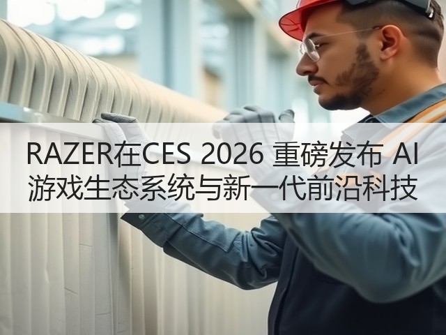 RAZER在CES 2026 重磅发布 AI 游戏生态系统与新一代前沿科技(图3) RAZER在CES 2026 重磅发布 AI 游戏生态系统与新一代前沿科技(图3)