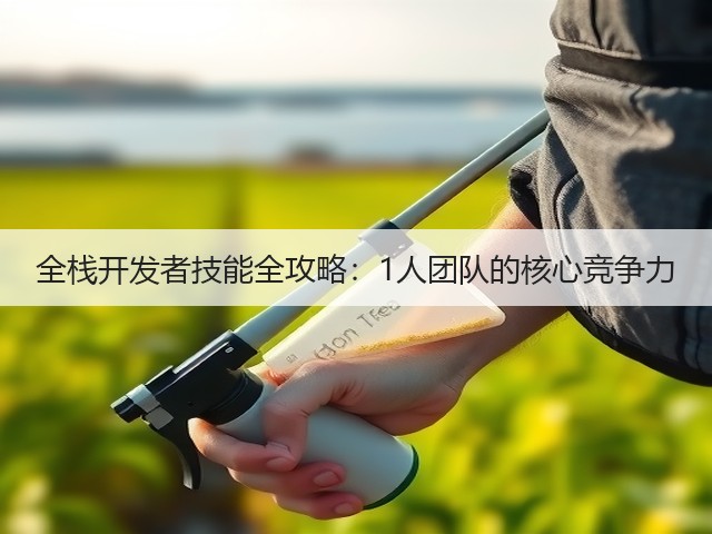 全栈开发者技能全攻略:1人团队的核心竞争力(图1) 全栈开发者技能全攻略:1人团队的核心竞争力(图1)