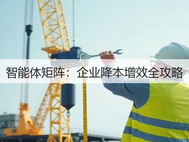 智能体矩阵:企业降本增效全攻略(图1) 智能体矩阵:企业降本增效全攻略(图1)