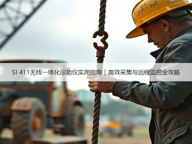SI 411无线一体化示功仪实用指南｜高效采集与远程监控全攻略(图3)