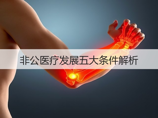 非公医疗发展五大条件解析(图3)