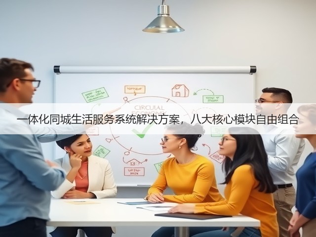 一体化同城生活服务系统解决方案，八大核心模块自由组合(图3)