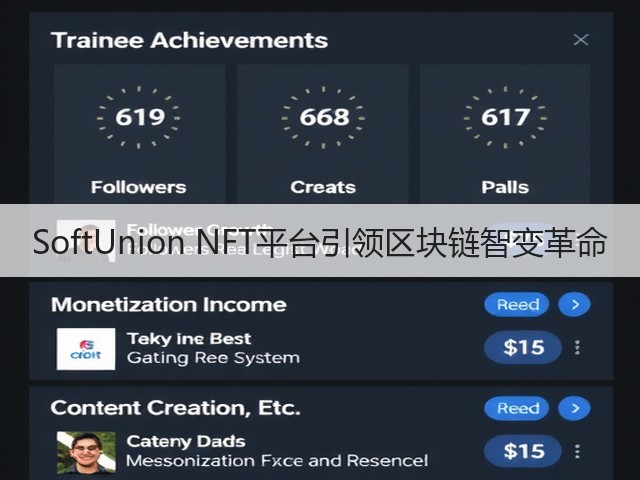 SoftUnion NFT平台引领区块链智变革命(图1) SoftUnion NFT平台引领区块链智变革命(图1)