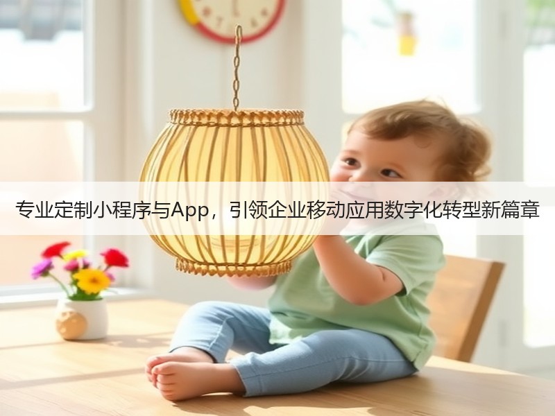 专业定制小程序与App，引领企业移动应用数字化转型新篇章