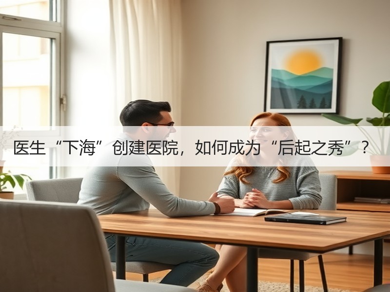 医生“下海”创建医院，如何成为“后起之秀”？