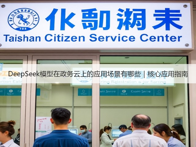 DeepSeek模型在政务云上的应用场景有哪些｜核心应用指南(图1)