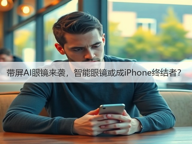 带屏AI眼镜来袭,智能眼镜或成iPhone终结者?(图3) 带屏AI眼镜来袭,智能眼镜或成iPhone终结者?(图3)