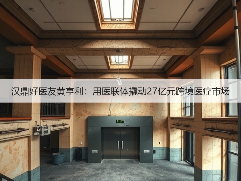 汉鼎好医友黄亨利：用医联体撬动27亿元跨境医疗市场