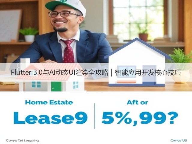 Flutter 3.0与AI动态UI渲染全攻略|智能应用开发核心技巧(图2) Flutter 3.0与AI动态UI渲染全攻略|智能应用开发核心技巧(图2)