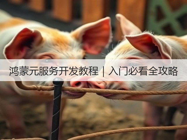 鸿蒙元服务开发教程|入门必看全攻略(图2) 鸿蒙元服务开发教程|入门必看全攻略(图2)