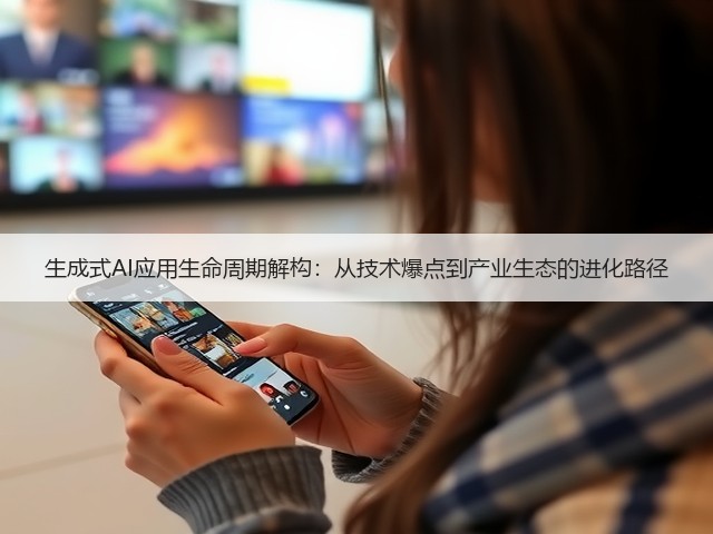 生成式AI应用生命周期解构:从技术爆点到产业生态的进化路径(图3) 生成式AI应用生命周期解构:从技术爆点到产业生态的进化路径(图3)
