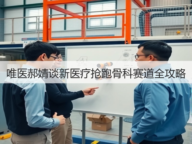 唯医郝婧谈新医疗抢跑骨科赛道全攻略