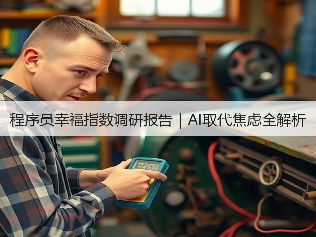 程序员幸福指数调研报告|AI取代焦虑全解析(图1) 程序员幸福指数调研报告|AI取代焦虑全解析(图1)