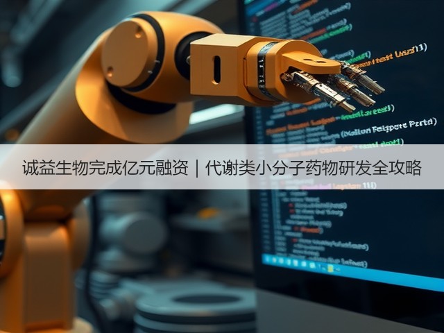 诚益生物完成亿元融资|代谢类小分子药物研发全攻略(图2) 诚益生物完成亿元融资|代谢类小分子药物研发全攻略(图2)