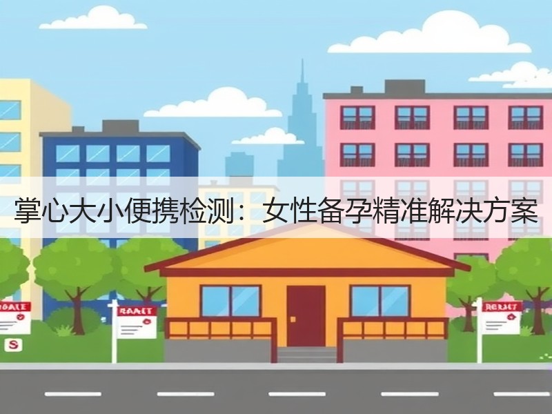 掌心大小便携检测：女性备孕精准解决方案