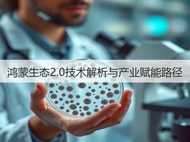 鸿蒙生态2.0技术解析与产业赋能路径(图3) 鸿蒙生态2.0技术解析与产业赋能路径(图3)