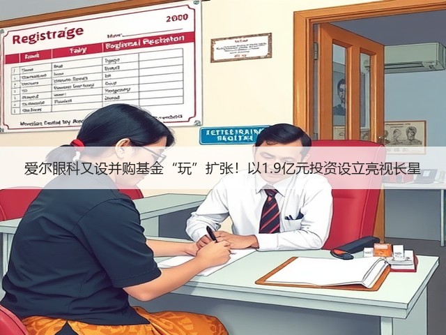 爱尔眼科又设并购基金“玩”扩张！以1.9亿元投资设立亮视长星(图3)
