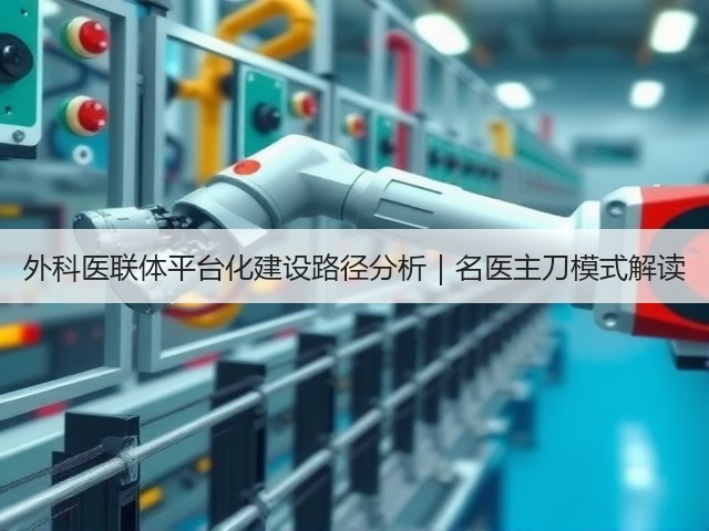 外科医联体平台化建设路径分析|名医主刀模式解读(图3) 外科医联体平台化建设路径分析|名医主刀模式解读(图3)