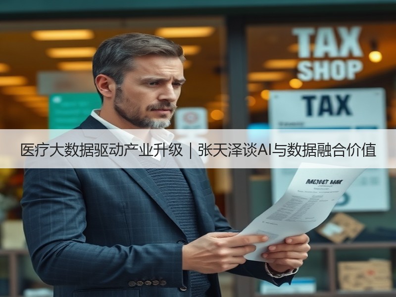 医疗大数据驱动产业升级｜张天泽谈AI与数据融合价值