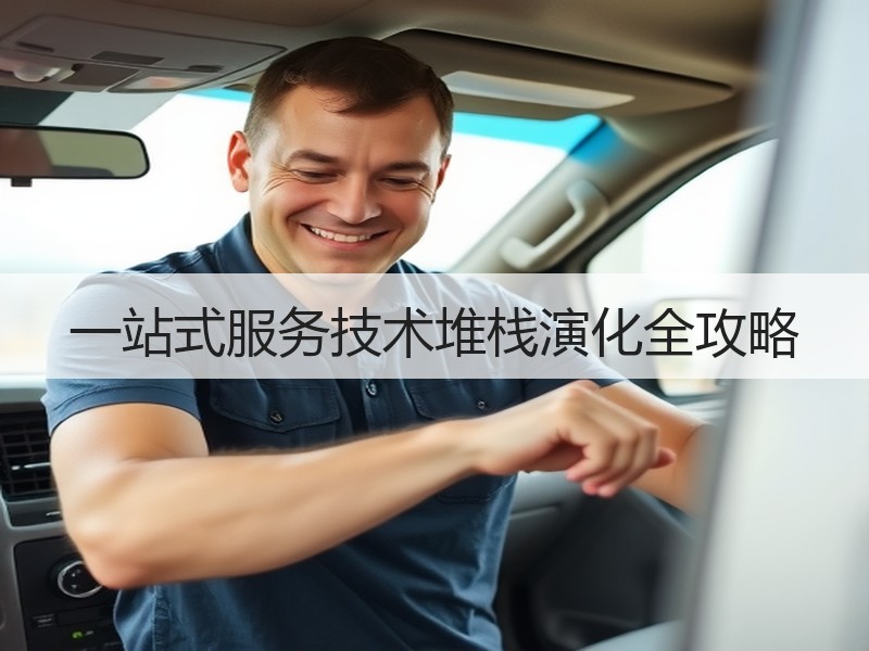 一站式服务技术堆栈演化全攻略
