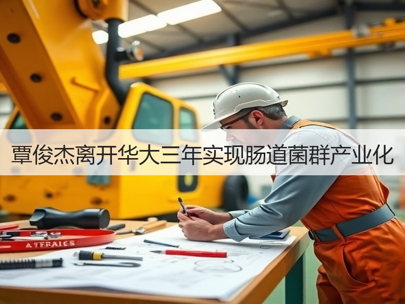 覃俊杰离开华大三年实现肠道菌群产业化