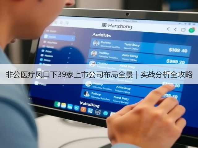 非公医疗风口下39家上市公司布局全景|实战分析全攻略(图3) 非公医疗风口下39家上市公司布局全景|实战分析全攻略(图3)