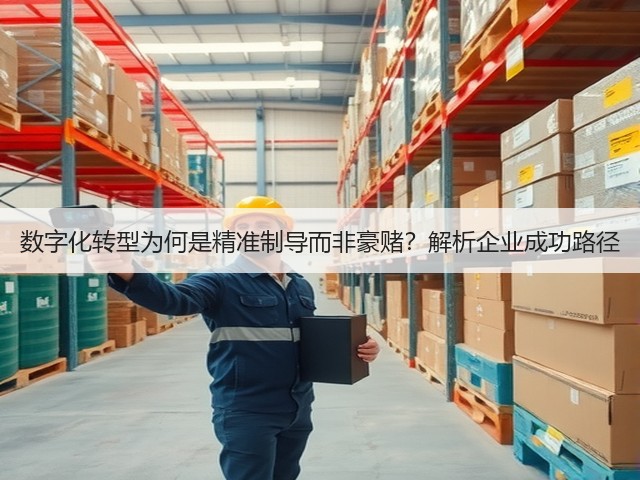 数字化转型为何是精准制导而非豪赌?解析企业成功路径(图3) 数字化转型为何是精准制导而非豪赌?解析企业成功路径(图3)