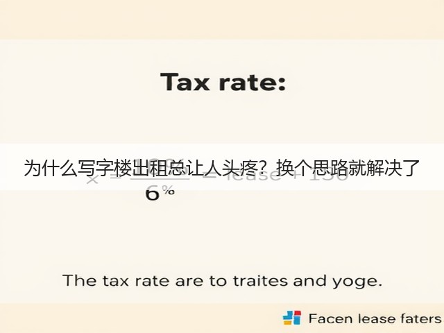 为什么写字楼出租总让人头疼?换个思路就解决了(图3) 为什么写字楼出租总让人头疼?换个思路就解决了(图3)