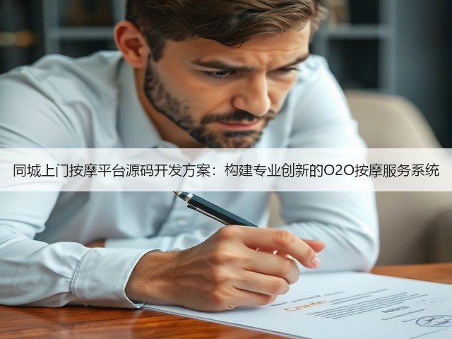 同城上门按摩平台源码开发方案:构建专业创新的O2O按摩服务系统(图1) 同城上门按摩平台源码开发方案:构建专业创新的O2O按摩服务系统(图1)