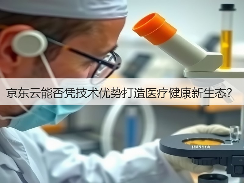 京东云能否凭技术优势打造医疗健康新生态？