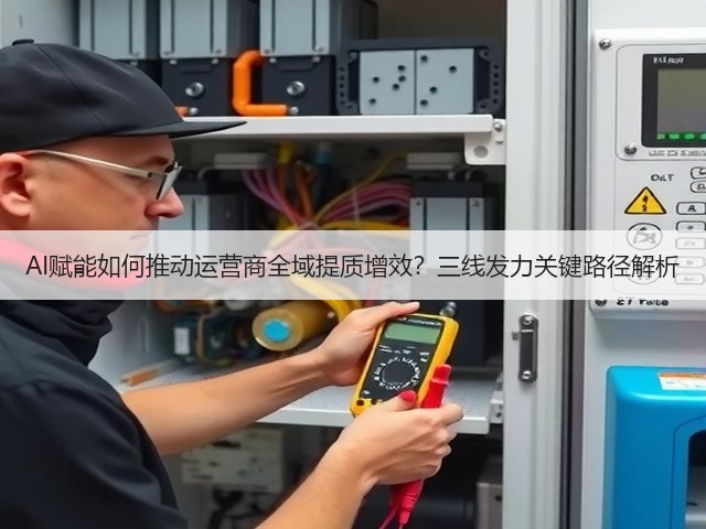 AI赋能如何推动运营商全域提质增效?三线发力关键路径解析(图3) AI赋能如何推动运营商全域提质增效?三线发力关键路径解析(图3)