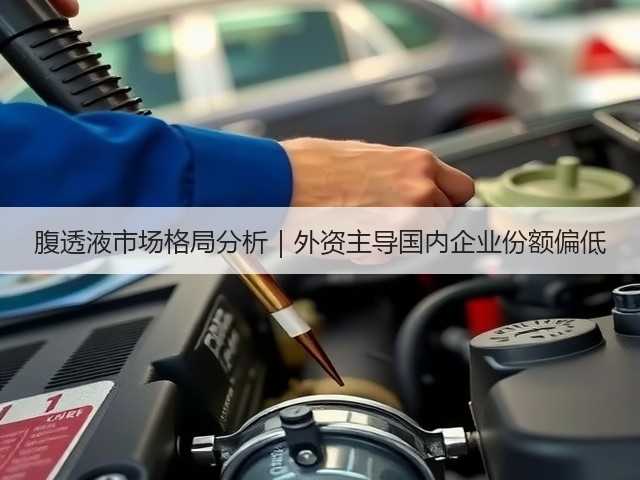 腹透液市场格局分析|外资主导国内企业份额偏低(图2) 腹透液市场格局分析|外资主导国内企业份额偏低(图2)