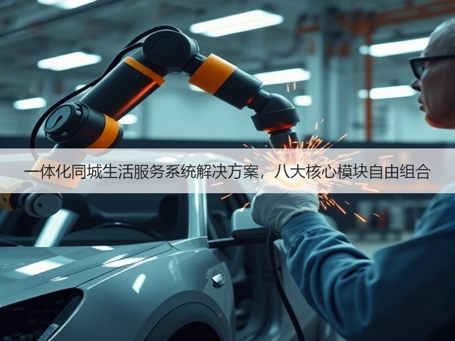 一体化同城生活服务系统解决方案，八大核心模块自由组合(图2)