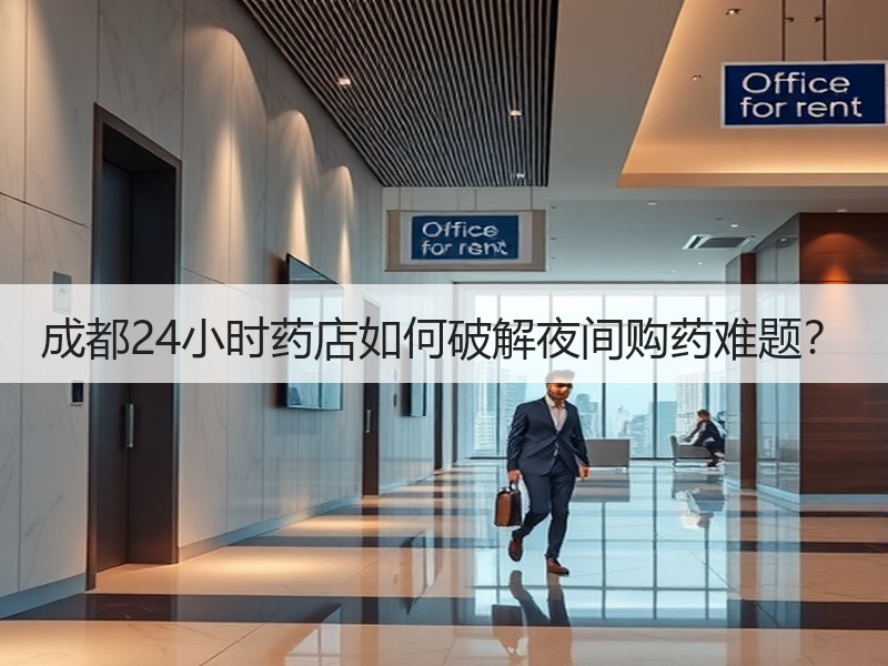 成都24小时药店如何破解夜间购药难题？